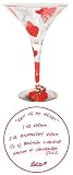 Lolita Martini Glass Valentines Day Key to My Heart