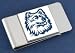 University of Connecticut Pewter Money Clip UCONN NCAA