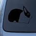 DUTCH RABBIT - Bunny - Vinyl Car Decal Sticker #1510 | Vinyl Color: Black