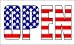 Open Patriotic 3x5 foot Polyester Flag