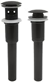 Oil Rubbed Bronze Bathroom Sink Drain Overflow Optional