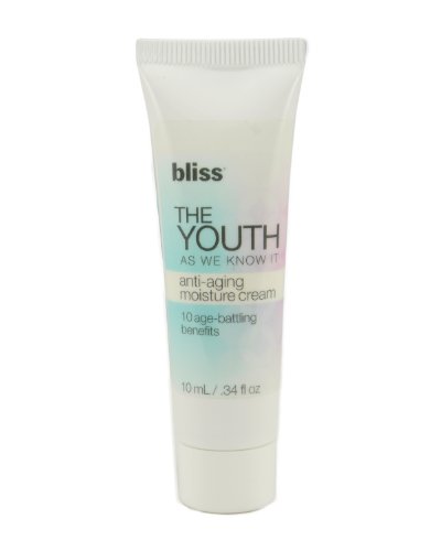 Bliss The Youth As We Know It Anti-Aging Moisturizing Cream. .34 oz DLX Travel Size