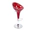 Baxton Furniture Studios Set of 2 Plastic Adjustable Bar Stools, Red