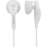 Panasonic RP-HV21 Ear Drops In-Ear Headphones w/ Built-in Clip (White)