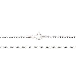1mm Delicate Sterling Silver Bead / Ball Chain in 16", 18", 20", 24" and 30" Lengths, #8422