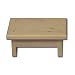 Kids Step Stool Unfinished Wood Pine Hand Crafted 