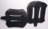 Barefoot Beach Cruiser Pedals 1/2 Black Bike