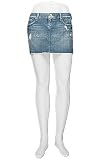 Guess Blair Stretch Mini Skirt Dresden Destroyed Vintage