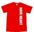 HAVE HEART - Side Logo - Red T-shirt