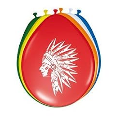 8 Indianer Party Ballons