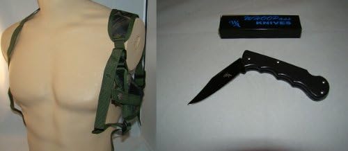 Shoulder GUN Holster, Kahr Cw9, Camo, Target, Law Enforcement, Security,206c,free Shipping, Comes with a Free Folding Knife