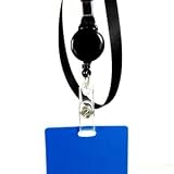 Cosmos &Acirc;&reg; Black Neck strap (Lanyard) plus Retractable Badge Reels for Holding A Key, ID Badge Holder, Proximity Card Holder+ Cosmos Cable Tie