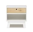 Oeuf Sparrow Night Stand, White Oeuf Sparrow Night Stand, White