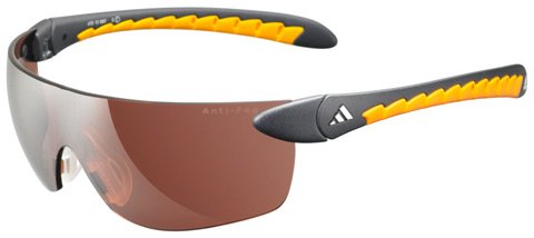 adidas Supernova Sport Sunglasses,Phantom-Collegaite Gold Frame/Lst Active Antifog Lens,one size