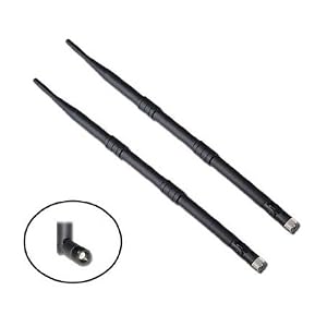 2 PACK of Alfa 9dBi WiFi Booster SMA OMNI-Directional High-Gain Screw-On Swivel Antenna... by 