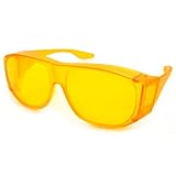 Solar Shield Fits-Over Sunglasses - SS Polycarbonate II Yellow / SOLAR SHIELD II YELLOW