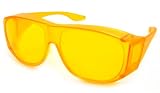 Solar Shield Fits-Over Sunglasses - SS Polycarbonate II Yellow by Solar Shield Fits-Over