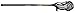 Warrior Mini Evo 4 Lacrosse Sticks, Royal, One Size