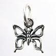 Tiny and Delicate Butterfly Charm in Sterling Silver, #11272
