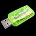 FreeLogix - USB 2.0 3D Sound Card with 5.1 Support
