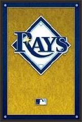 Tampa Bay Rays Logo Framed Poster
