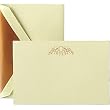 Engraved Branches Wasabi Correspondence Card