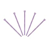 Cable Ties: Cable Tie 4" 18 lbs Rated Nylon Tie Wrap 100pcs - Pulple