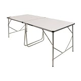 Ledge Sports Genius 6 - 6 Foot Outdoor Camp or Banquet Table (72X32, White)
