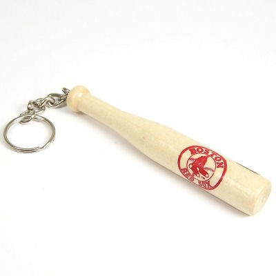 Buy BOSTON RED SOX MINI WOOD BASEBALL BAT KEYCHAIN by Forever Colectibles