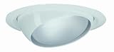 Lithonia Recessed Lighting 6E1 Premium open eyeball, WH Clear 6 Eyeball, Adj. 6 Recessed