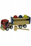 Wooden Transporter Hammer Balls Lorry - Wooden Toy