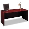 Series C Rectangular Desk, 66w x 29-3/8d x 29-7/8h, Mahogany