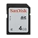 Sandisk 4GB Secure Digital SD HC Memory Card (SDSDB-4096, BULK, No Reader)