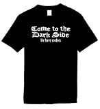 Funny T-Shirts 2X (Come To The Dark Side, We Have Cookies) Humorous Slogans Comical Sayings Shirt; Great Gift Ideas for Adults, Men, Boys, Youth, & Teens, Collectible Novelty Shirts Lowest Price Funny T Shirt Sayings