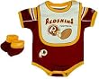 Washington Redskins Team Color Creeper with Bib and Booties