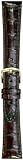 Hadley-Roma Men's MS2005RZ-190 19-mm Dark Brown Genuine Alligator Leather Watch Strap