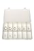 Stainless Steel 15-7 Ext Retaining Ring Assortment 10 Each REX-04 through REX-16 100 Pieces (Pack of 1)