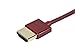 Monoprice Ultra Slim Series 6ft 10.2Gbps High Performance HDMI® Cable w/ RedMere® Technology Supports Ethernet, 3D, 4K and Audio Return - Red