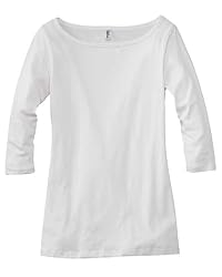 Ladies' 4.2 oz. Gwen 1/2-Sleeve Boatneck T-Shirt
