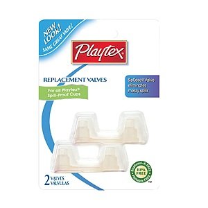 Playtex Spill-Proof Cup Replacement Valves 2 ct (Quantity of 7)