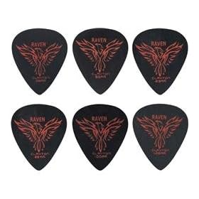 Clayton Black Raven Standard Guitar Picks, 1.26MM 1 Dozen by 