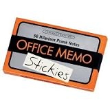 Fun Office Memo Stickies, the sarcastic replacement for post it notes!