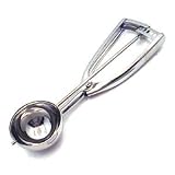 Volrath 1 1/2 Ounce Size 20 Stainless Steel Round Squeeze Disher Category: Dishers