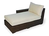 Lloyd Flanders Contempo Wicker Cushion Right Arm Patio Chaise