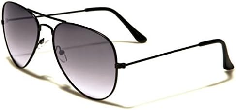Classic Air Force Aviator Style Sunglasses (Gradient Black)
