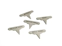 Charcoal Companion CC5040 Stainless Steel Meat Markers, Set of 5