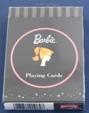 Barbie Black Playing Cards Poker