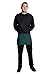 Fiumara Apparel 3 Pockets Waist Apron Poly Cotton Commercial Restaurant Kitchen Ideal for Professionals - Hunter Green | 12
