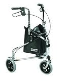 Winnie Walker Deluxe Steel 3 Wheel Rollator - Chrome
