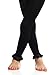 Celegrity Girls Ruffle Leggings-Footless Tights 4-6 Black